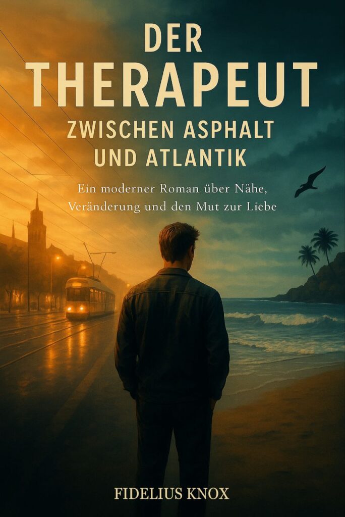 Buchcover "Der Therapeut -Zwischen Asphalt und Atlantik"