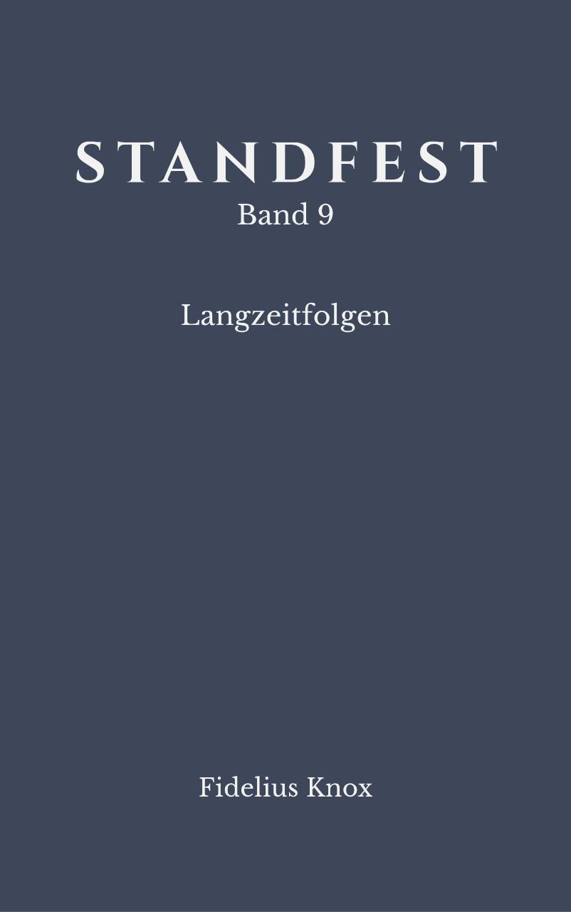 Buchcover STANDFEST Band 9 – Langzeitfolgen