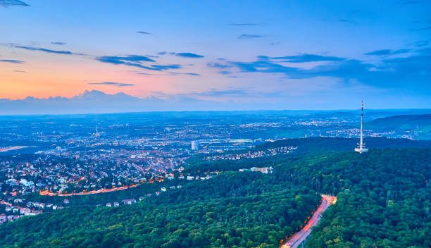 Blick auf Stuttgart vom Fernsehturm aus